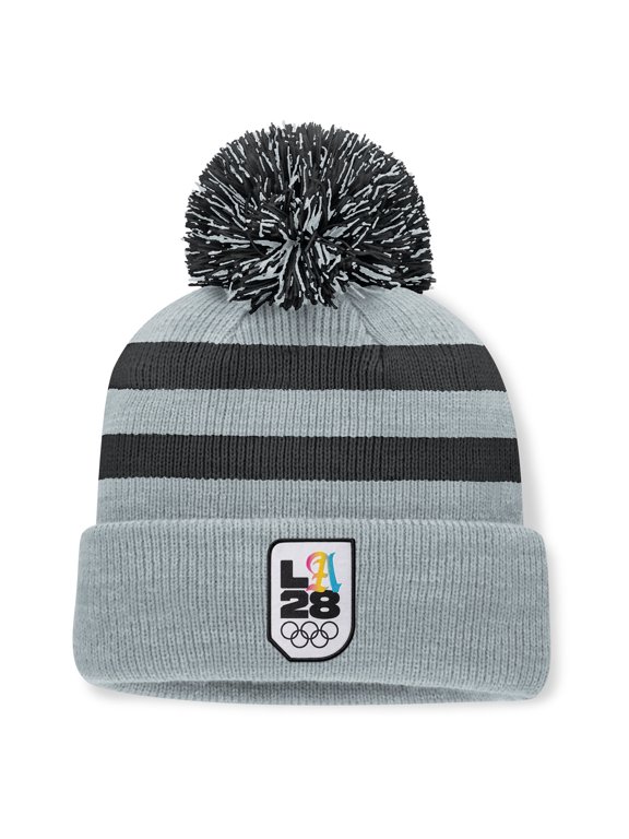 Unisex Fanatics 2028 Summer Olympics Gray LA28 Pom Knit Hat