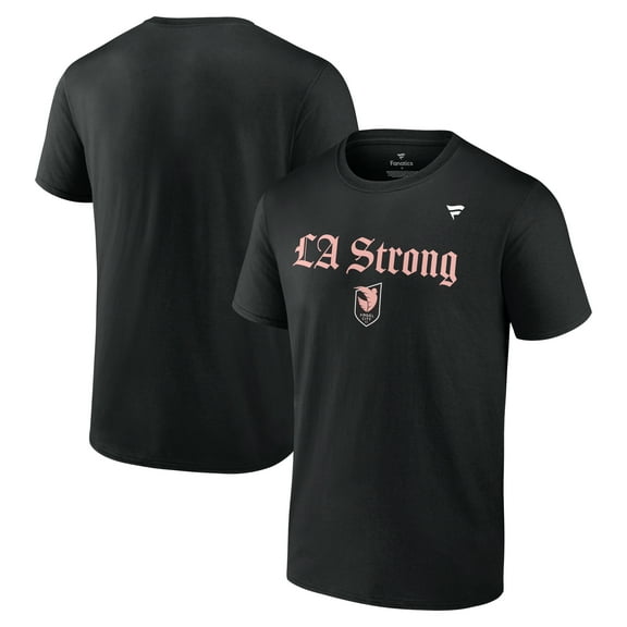 Unisex Fanatics Black Angel City FC LA Strong T-Shirt