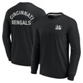thumbnail image 1 of Unisex Fanatics Black Cincinnati Bengals Elements Super Soft Long Sleeve T-Shirt, 1 of 3
