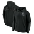 thumbnail image 1 of Unisex Fanatics  Black Cleveland Browns Sleek Elements Pullover Hoodie, 1 of 7