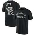 thumbnail image 1 of Unisex Fanatics Black Colorado Rockies Elements Super Soft Short Sleeve T-Shirt, 1 of 3