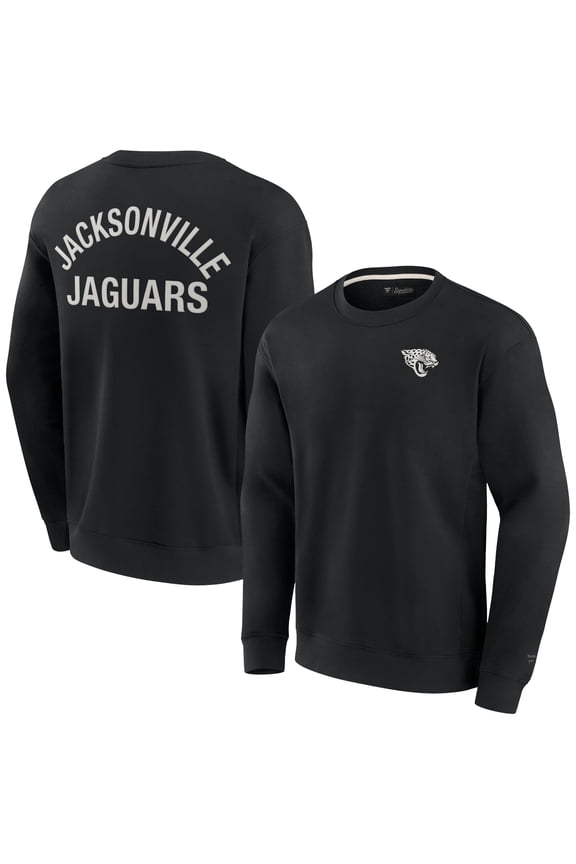 Unisex Fanatics Black Jacksonville Jaguars Elements Super Soft Pullover Sweatshirt