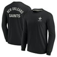 thumbnail image 1 of Unisex Fanatics Black New Orleans Saints Elements Super Soft Long Sleeve T-Shirt, 1 of 3
