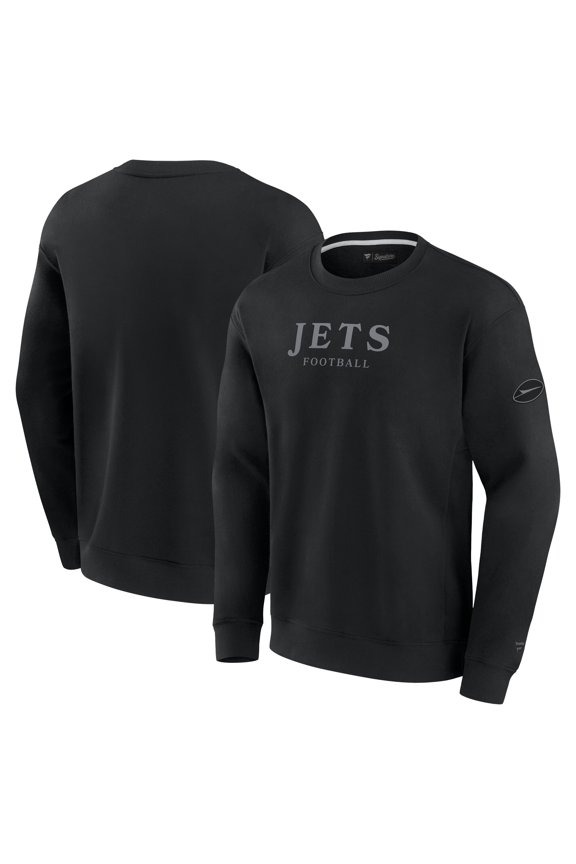 Unisex Fanatics  Black New York Jets Elements Unlimited Fleece Pullover Sweatshirt