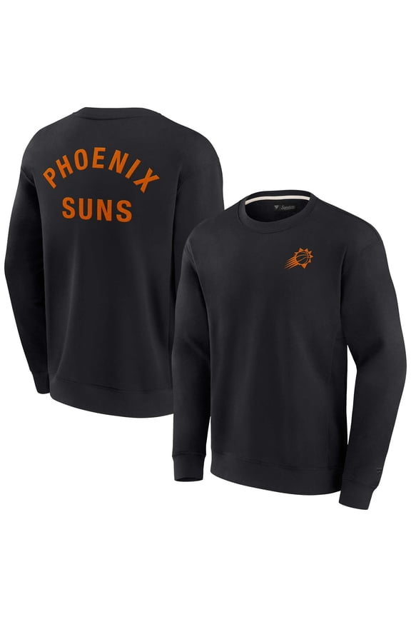 Unisex Fanatics Black Phoenix Suns Elements Super Soft Fleece Pullover Sweatshirt