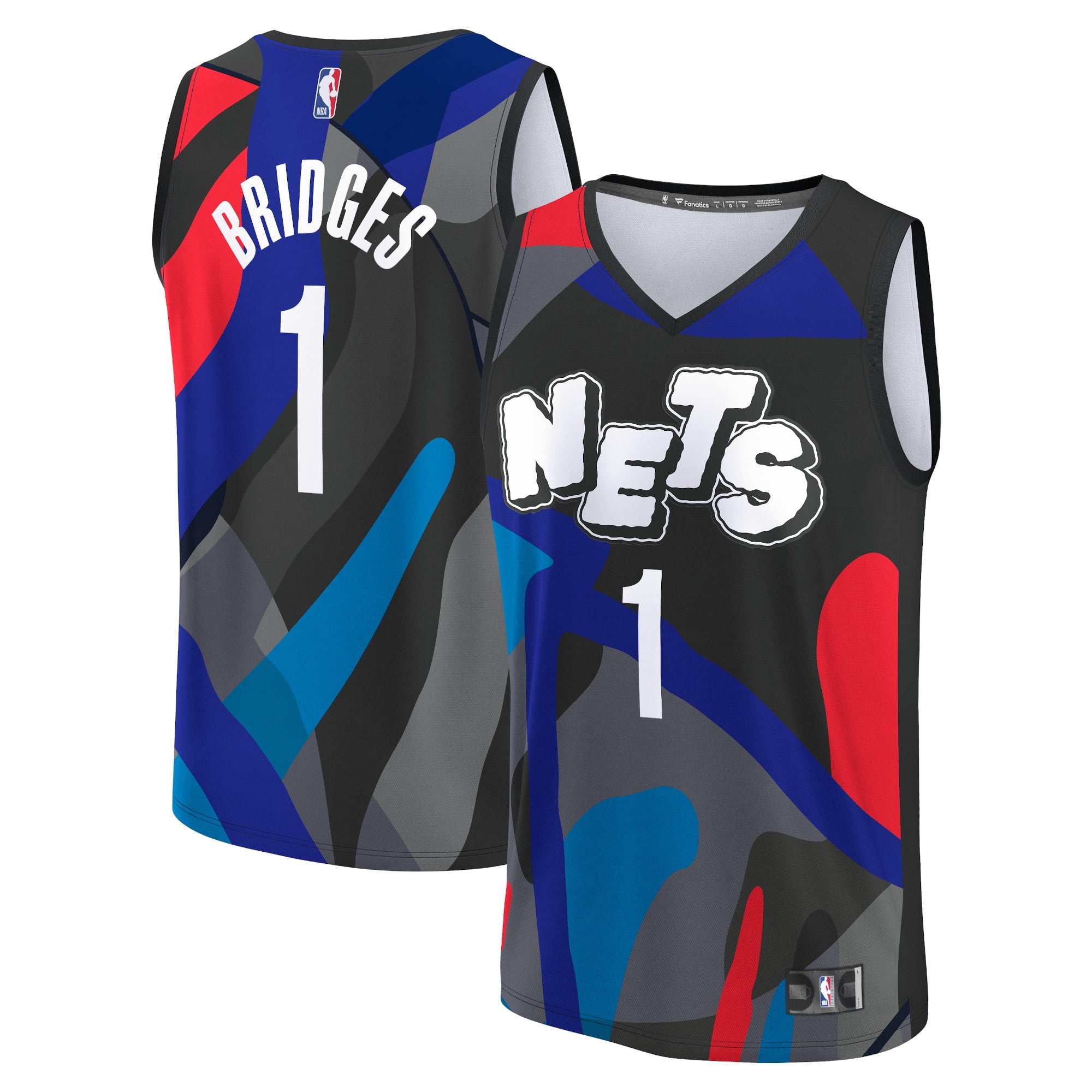 Fanatics Branded Mikal Bridges Brooklyn Nets City Cameroon Ubuy