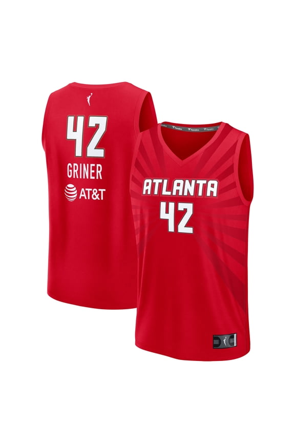 Youth Fanatics Brittney Griner Red Atlanta Dream Explorer Edition Fast Break Replica Jersey