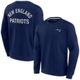 thumbnail image 1 of Unisex Fanatics Navy New England Patriots Elements Super Soft Pullover Sweatshirt, 1 of 3