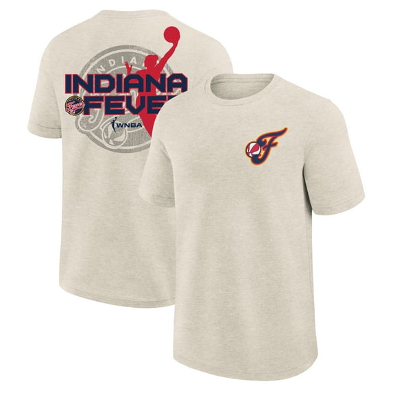 Unisex Fanatics Cream Indiana Fever Tri-Blend Elite T-Shirt