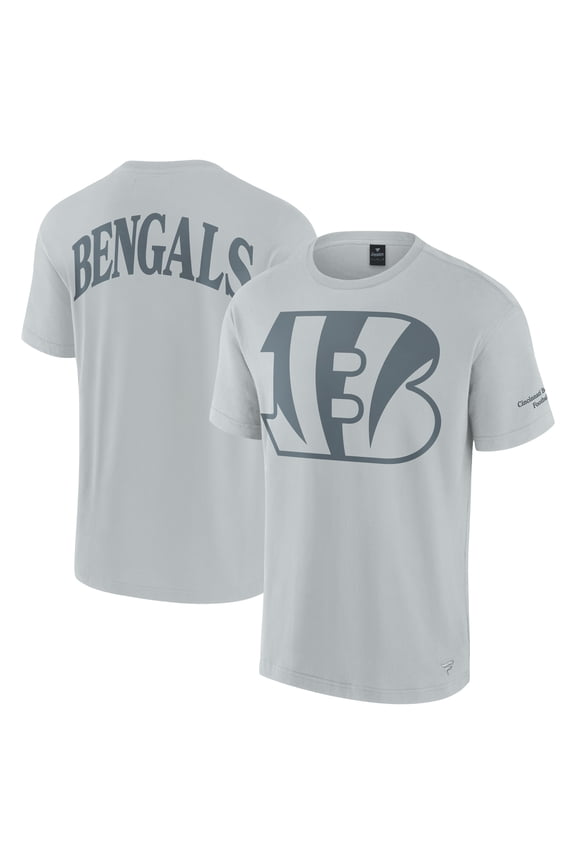 Unisex Fanatics  Gray Cincinnati Bengals Elements Iconic T-Shirt