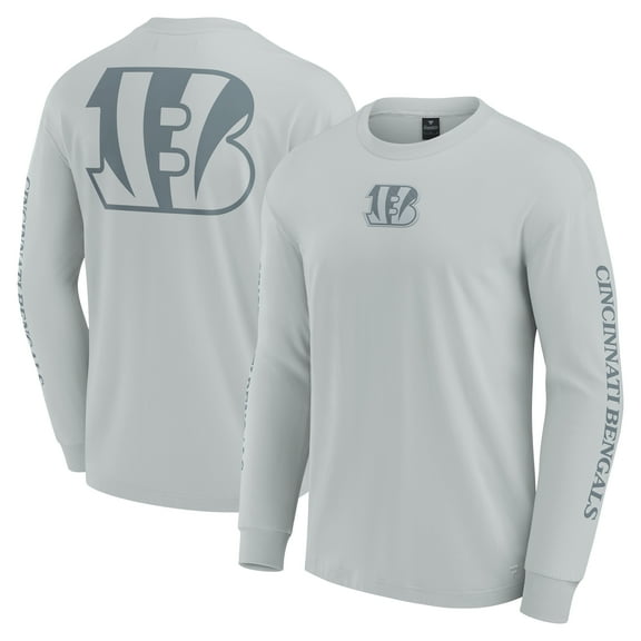 Unisex Fanatics Gray Cincinnati Bengals Elements Strive Long Sleeve T-Shirt