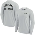 thumbnail image 1 of Unisex Fanatics Gray Georgia Bulldogs Elements Super Soft Long Sleeve T-Shirt, 1 of 3