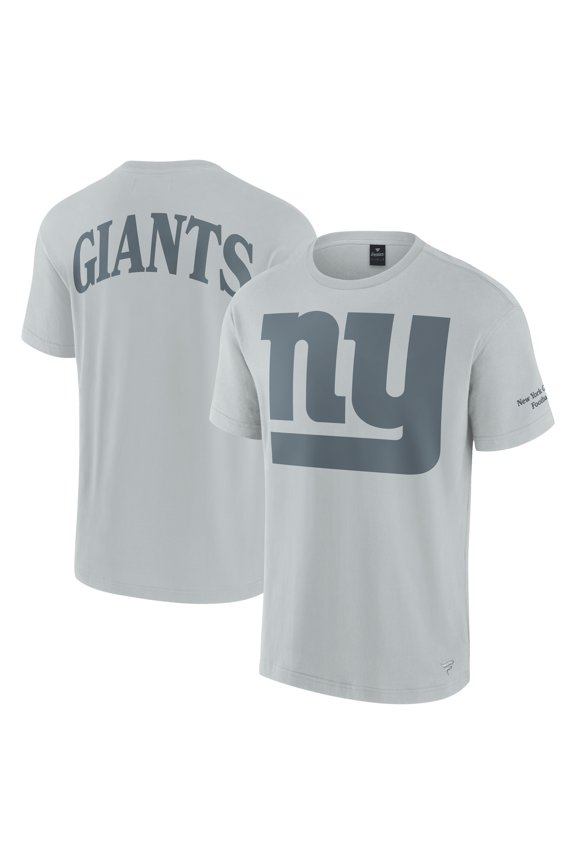 Unisex Fanatics  Gray New York Giants Elements Iconic T-Shirt