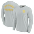 thumbnail image 1 of Unisex Fanatics Gray San Diego Padres Elements Super Soft Long Sleeve T-Shirt, 1 of 3