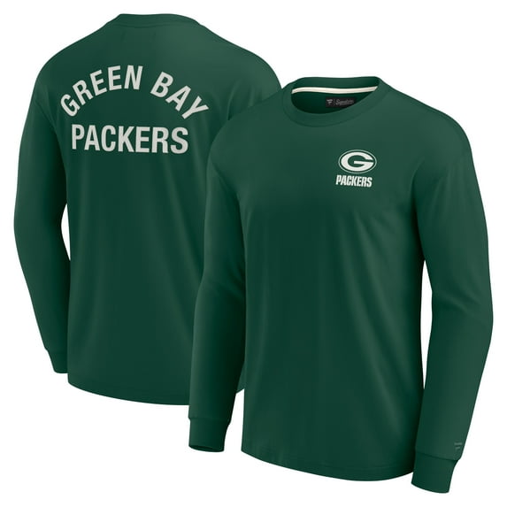 Unisex Fanatics Green Green Bay Packers Elements Super Soft Long Sleeve T-Shirt