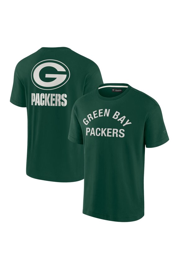 Unisex Fanatics Green Green Bay Packers Elements Super Soft Short Sleeve T-Shirt