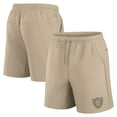 thumbnail image 1 of Unisex Fanatics Khaki Las Vegas Raiders Elements Super Soft Fleece Shorts, 1 of 3
