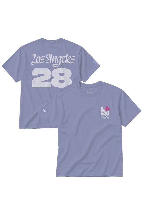 Unisex Fanatics Lavender LA28 Summer Olympics Superbloom Color Bar T-Shirt
