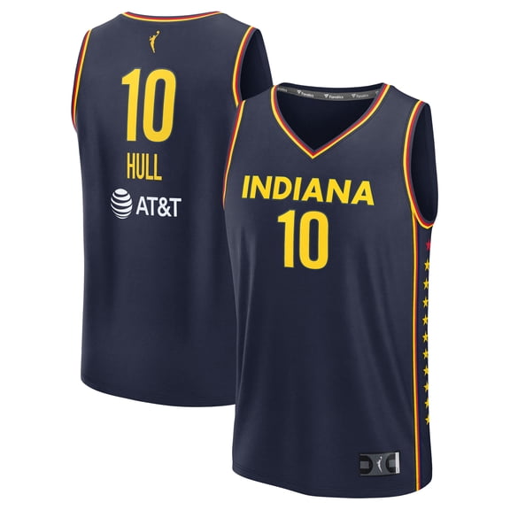 Unisex Fanatics Lexie Hull Navy Indiana Fever Explorer Edition Fast Break Replica Jersey