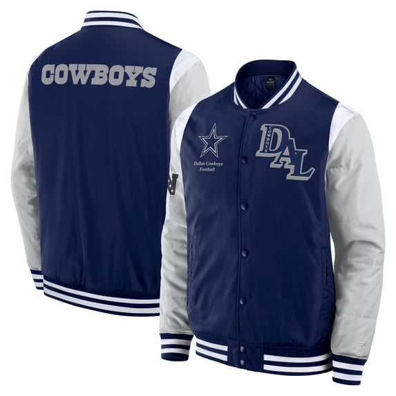 Unisex Fanatics Navy Dallas Cowboys Elements Elite Full-Snap Jacket