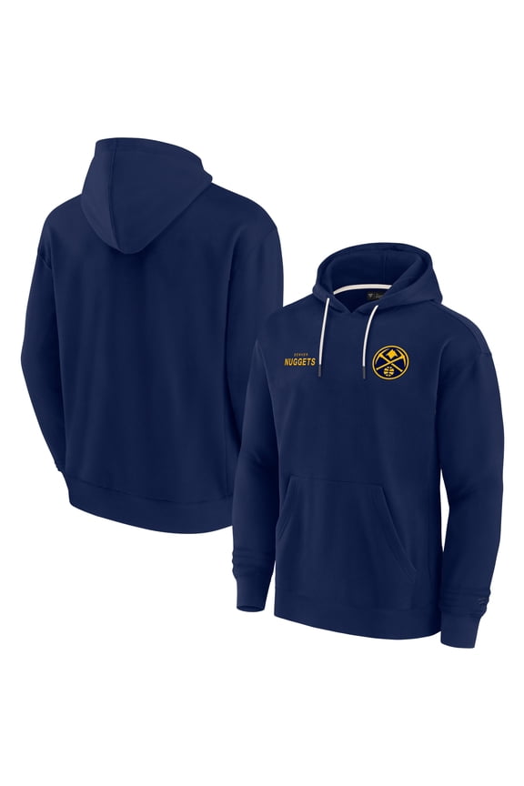 Unisex Fanatics Navy Denver Nuggets Elements Super Soft Fleece Pullover Hoodie