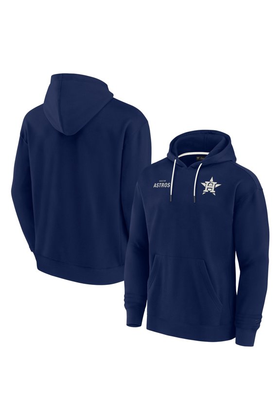 Unisex Fanatics Navy Houston Astros Elements Super Soft Fleece Pullover Hoodie