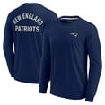 thumbnail image 1 of Unisex Fanatics Navy New England Patriots Elements Super Soft Long Sleeve T-Shirt, 1 of 3