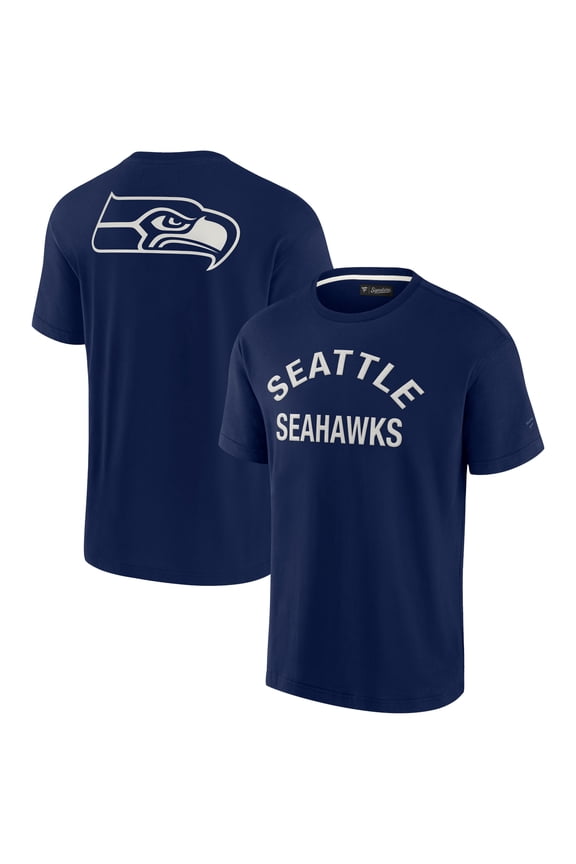 Unisex Fanatics Navy Seattle Seahawks Elements Super Soft Short Sleeve T-Shirt