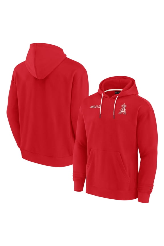 Unisex Fanatics Red Los Angeles Angels Elements Super Soft Fleece Pullover Hoodie