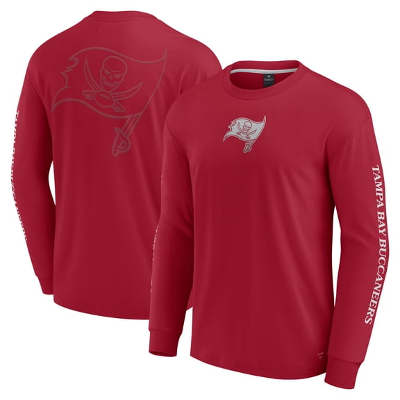 Unisex Fanatics Red Tampa Bay Buccaneers Elements Strive Long Sleeve T-Shirt