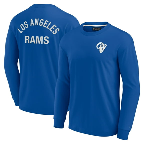 Unisex Fanatics Royal Los Angeles Rams Elements Super Soft Long Sleeve T-Shirt