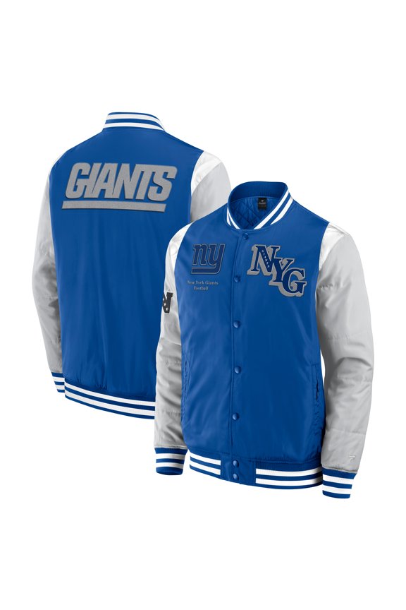 Unisex Fanatics Royal New York Giants Elements Elite Full-Snap Jacket