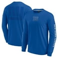 thumbnail image 1 of Unisex Fanatics Royal New York Giants Elements Strive Long Sleeve T-Shirt, 1 of 3