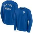 thumbnail image 1 of Unisex Fanatics Royal New York Mets Super Soft Pullover Crew Sweatshirt, 1 of 3