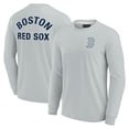 thumbnail image 1 of Unisex Fanatics Signature Gray Boston Red Sox Super Soft Long Sleeve T-Shirt, 1 of 3