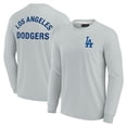 thumbnail image 1 of Unisex Fanatics Signature Gray Los Angeles Dodgers Elements Super Soft Long Sleeve T-Shirt, 1 of 3