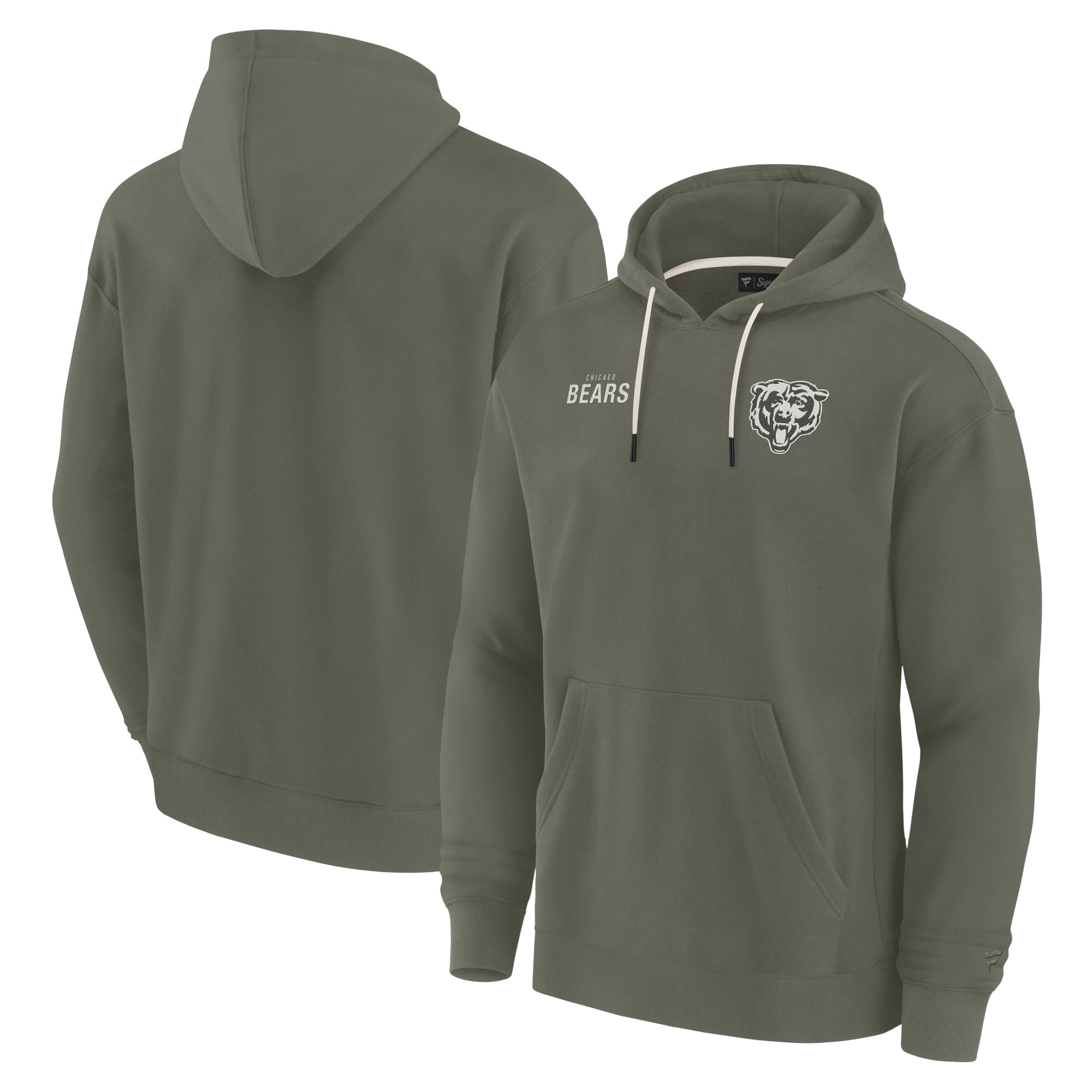 Unisex Fanatics Olive Chicago Bears Elements Super Soft Fleece Pullover Hoodie Walmart