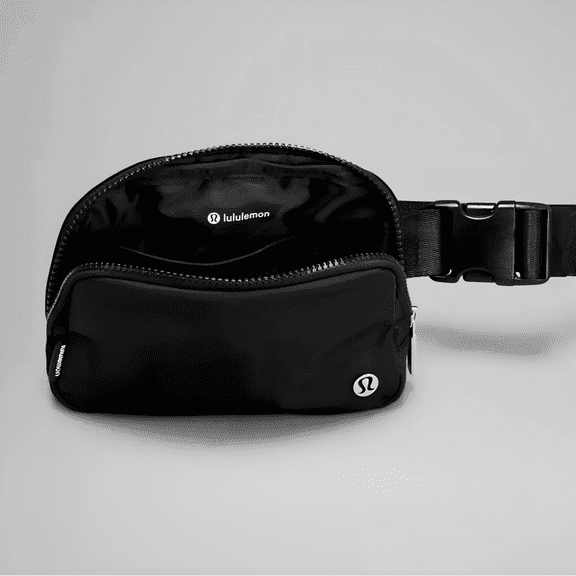 Unisex Fanny Pack,Black,7.5 x 5 x 2 inches,1L