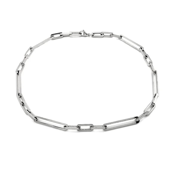 Unisex Fashion Classical Link Necklace Gold & Silver Color Chain collares Jewelry Long pendants Chokers Necklaces envio gratis