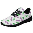 thumbnail image 1 of Unisex Fashion Rainbow Shoes, LGBT Sneakers for Men Women, Lightweight Breathable Running Walking Shoes Black Size 4, 1 of 7