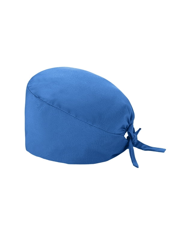 Unisex Fashion Solid Scrub Cap Work Hat with Sweatband for Men & Women,H,One Size,Dailypoc