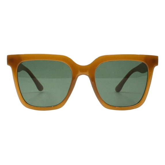 Unisex Fashion Sunglasses Simple Square Frame Shades UV 400 Toffee
