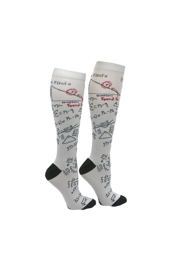 Unisex Find X Funny Math Novelty Compression Socks for Women and Men