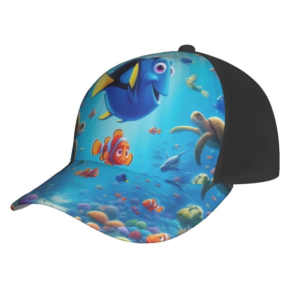 Unisex Finding Ne-m Baseball Cap Adjustable Trucker Hat for Running Sports Hiking Camping