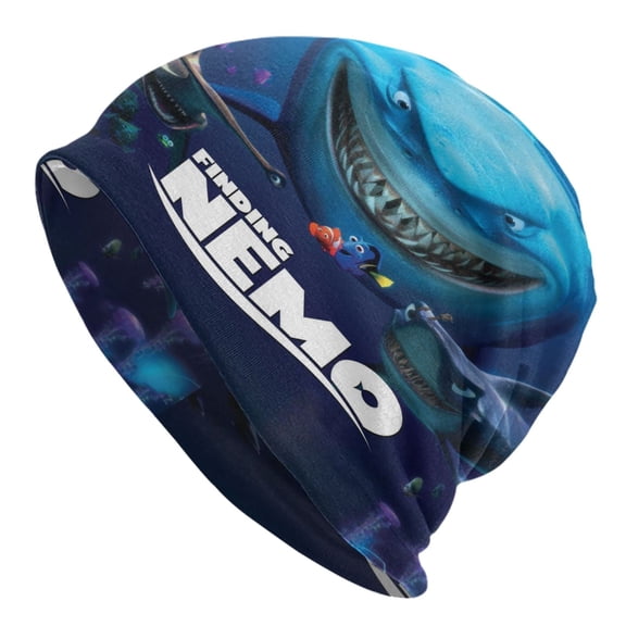 Unisex Finding Ne-m Knitted Hat Warm Slouchy Knit Hat Headwear Skull Hat for Men Women