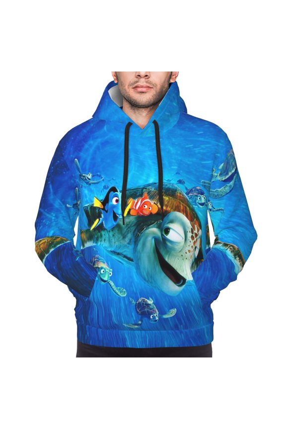 Unisex Finding Ne-m Pullover Hoodies 3D Print Novelty Sweatshirts Hoodie with Pocket for Men Women