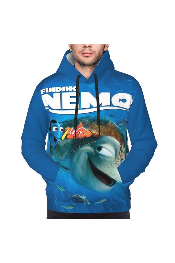 Unisex Finding Ne-m Pullover Hoodies 3D Print Novelty Sweatshirts Hoodie with Pocket for Men Women