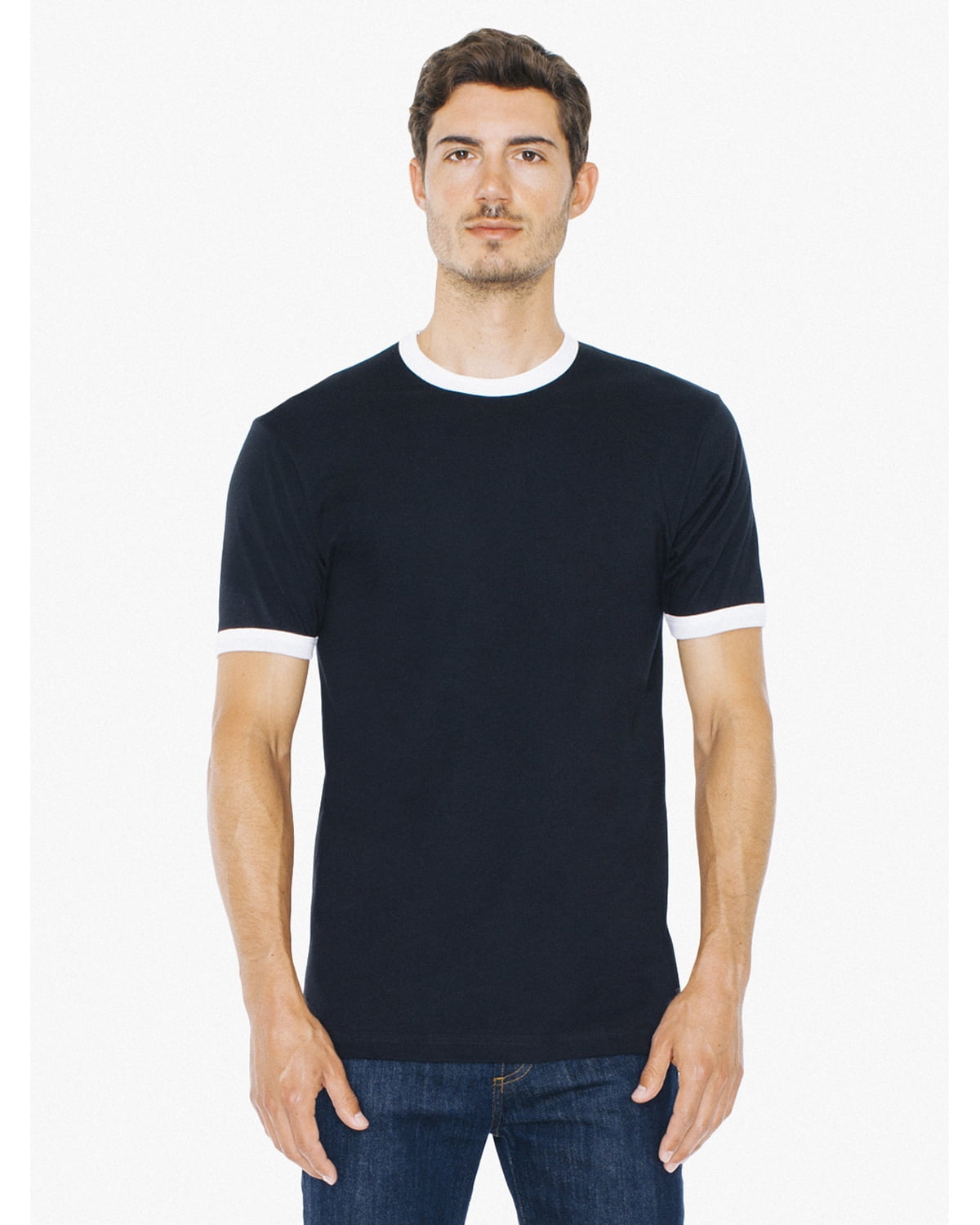 Unisex Fine Jersey Ringer T-Shirt