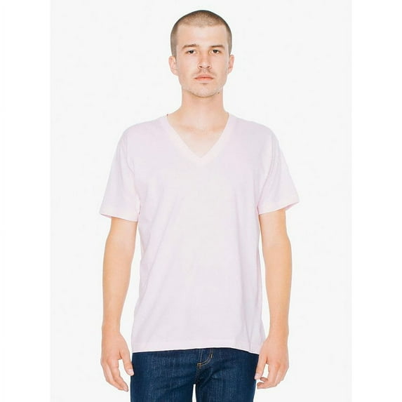 American Apparel Women's Fine Jersey Short Sleeve V-Neck T-Shirt