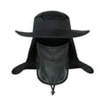 thumbnail image 1 of Unisex Fishing Cap Windproof Detachable Ear Neck Cover Sun Visor Hats, 1 of 1